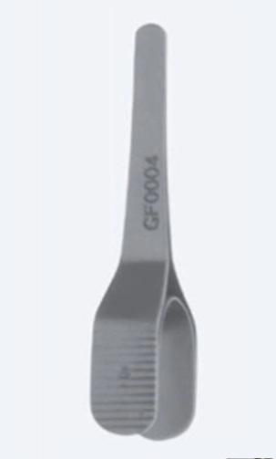 Зажими,типу "бульдог", вага 1,0 г, тиск закриття 30 г, прямі, з тонкою атравматичною насічкою, довж щелепи 14 мм. Бренд - Asanus Medizintechnik Gmb, Німеччина